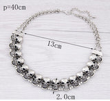 Valentine's gift Korean Fashion wholesale cheap vintage skull quality choker necklace